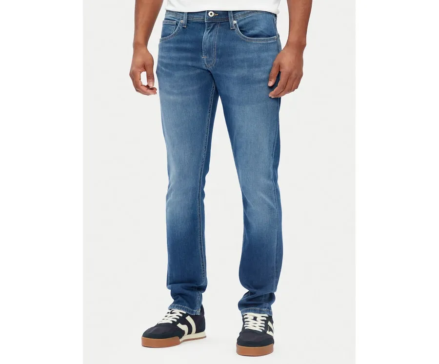 obrazek 1 Pepe Jeans Jeansy PM207389 Niebieski Slim Fit