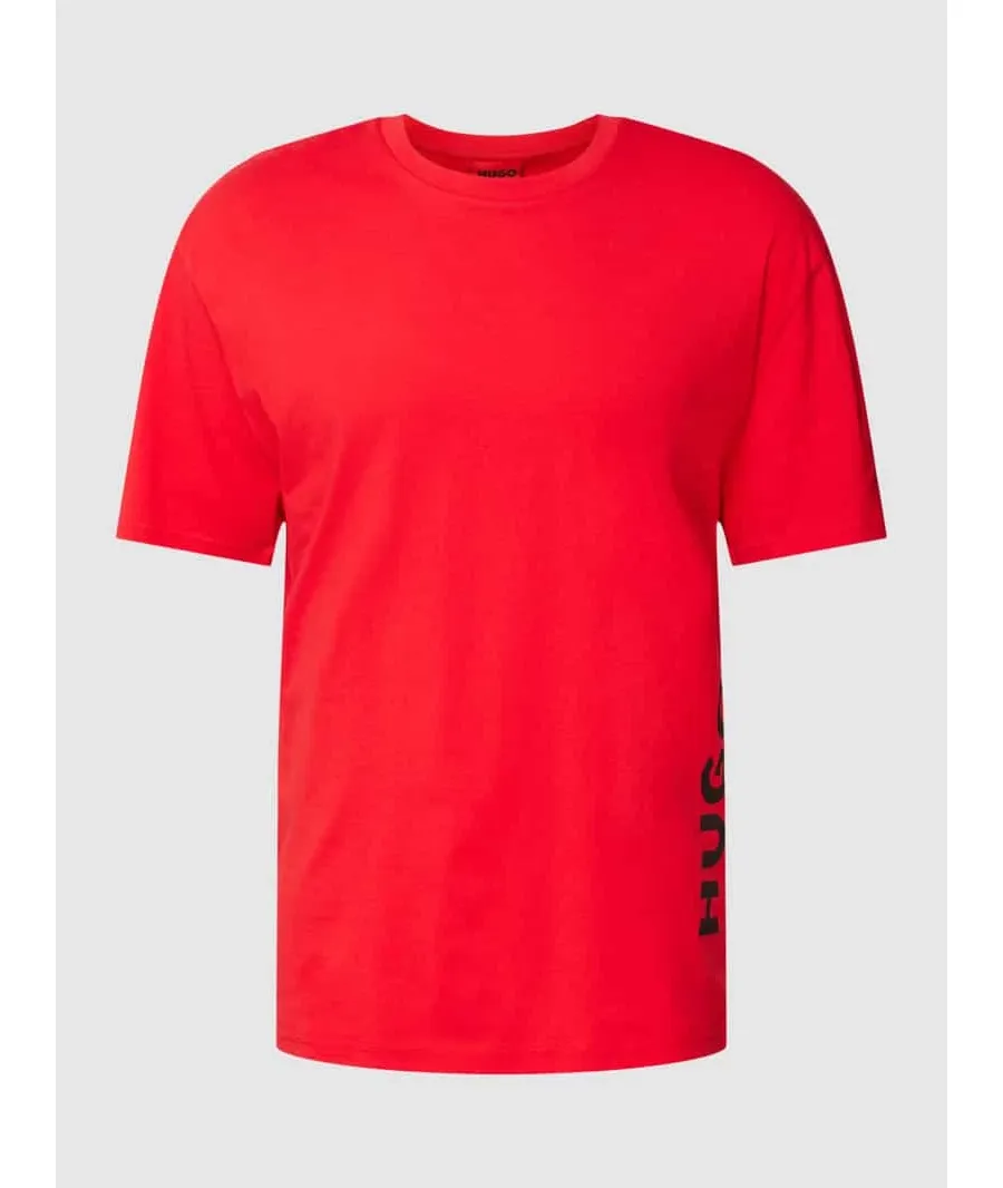 obrazek 1 T-shirt o luźnym kroju z nadrukiem z logo