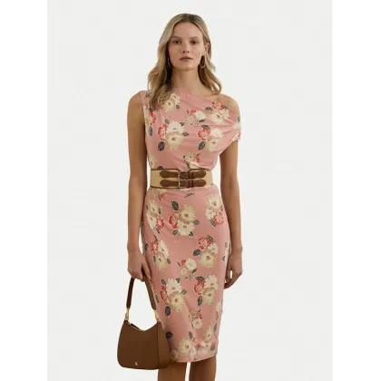 Zdjęcie LAUREN RALPH LAUREN Sukienka koktajlowa 250964083001 Różowy Slim Fit