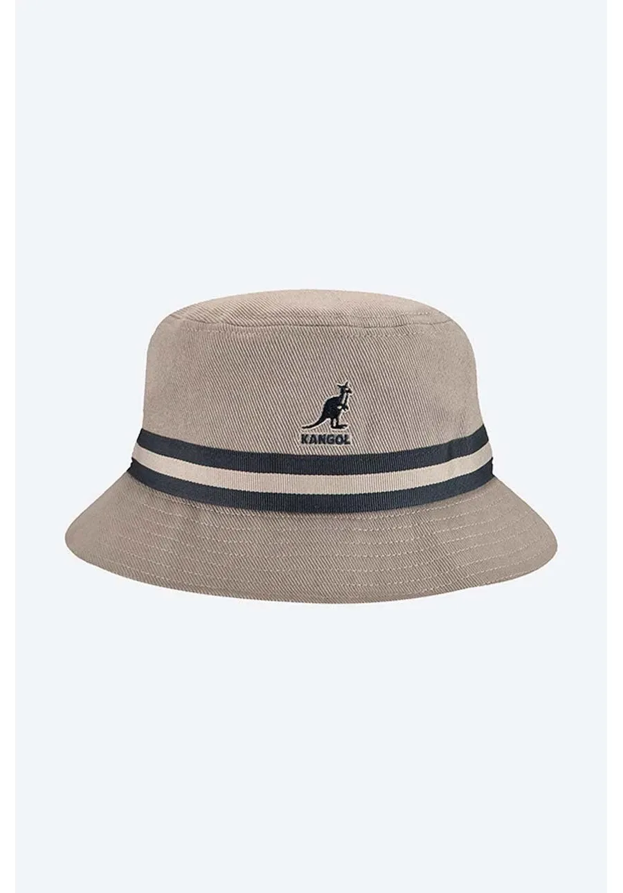 obrazek 1 Kangol kapelusz bawełniany Stripe Lahinch kolor granatowy bawełniany K4012SP.GREY-GREY