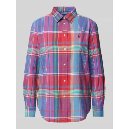 Zdjęcie Bluzka koszulowa z wyhaftowanym logo