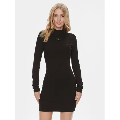 Zdjęcie Calvin Klein Jeans Sukienka codzienna J20J222918 Czarny Slim Fit