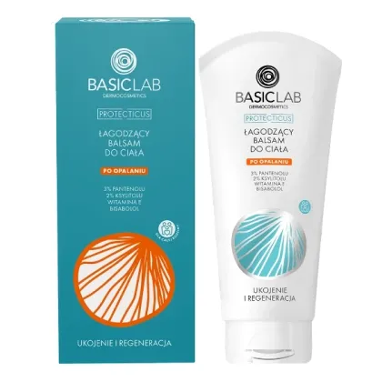 Zdjęcie Basiclab Dermocosmetics Łagodzący balsam do ciała po opalaniu, 100 ml 100 ml