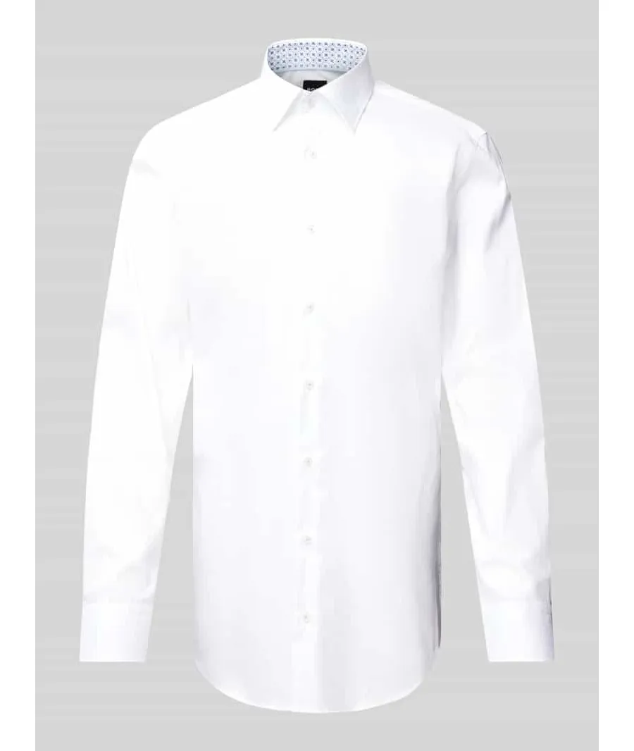 obrazek 1 Koszula biznesowa o kroju slim fit z czystej bawełny