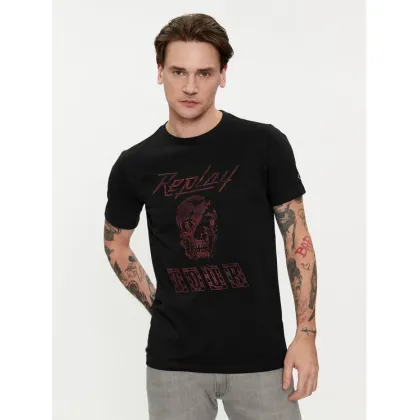 Zdjęcie Replay T-Shirt M6761.000.23608P Czarny Regular Fit REPLAY