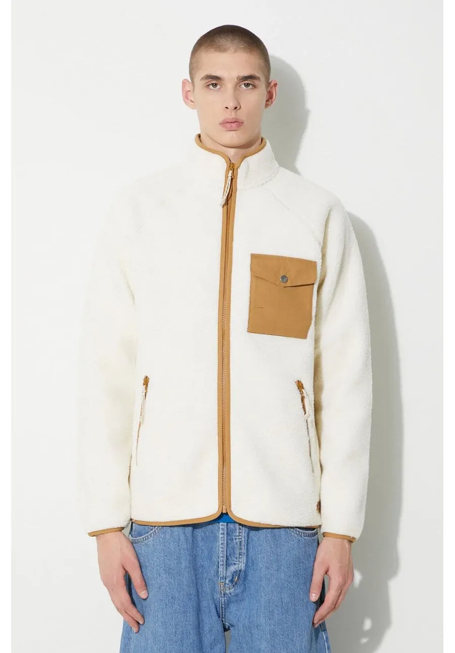 obrazek 1 Fjallraven bluza Vardag Pile męska kolor beżowy wzorzysta