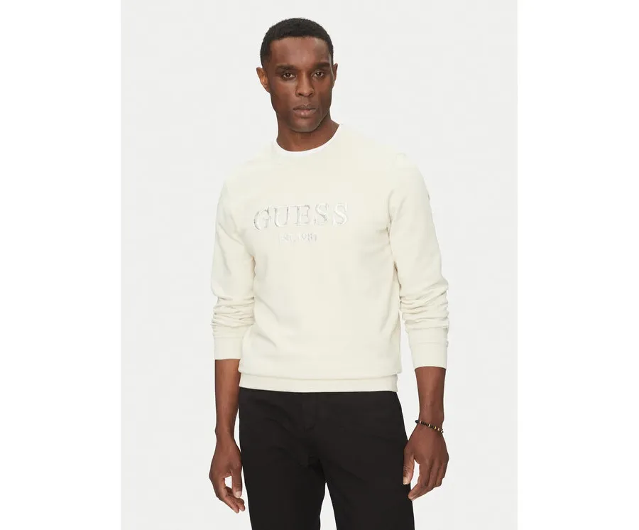 obrazek 1 Guess Bluza M5GQ08 KCN01 Écru Regular Fit