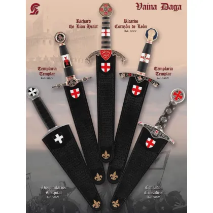 Picture Historical daggers with scabbard for collectors as a gift