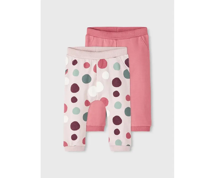 obrazek 1 NAME IT Komplet 2 par spodni 13208073 Różowy Regular Fit