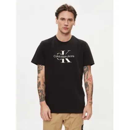 Zdjęcie Calvin Klein Jeans T-Shirt Distrupted J30J325190 Czarny Regular Fit