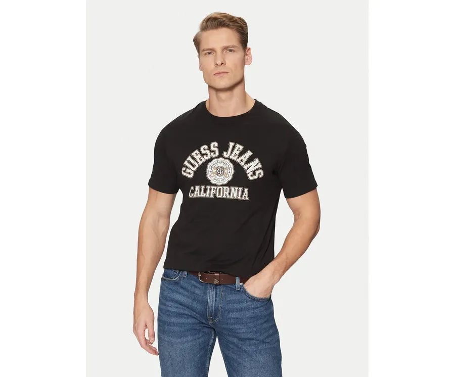 obrazek 1 Guess Jeans T-Shirt M5RI80 K8HM0 Czarny Slim Fit