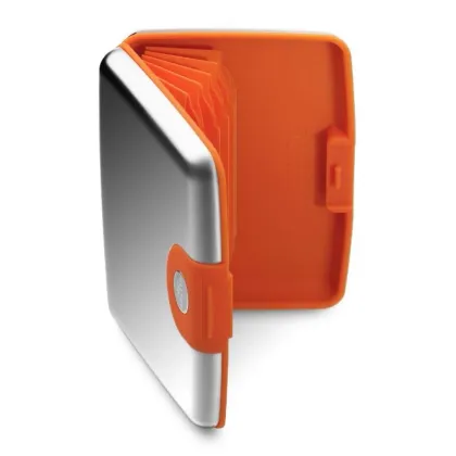 Zdjęcie Etui na karty kredytowe w pomarańczowym kolorze