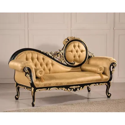 Zdjęcie Komfortowy szezlong w stylu barokowym