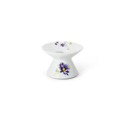 Zdjęcie Piękny porcelanowy świecznik o oryginalnym prostym kształcie - Leander