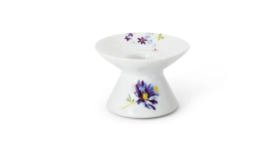 obrazek 1 Piękny porcelanowy świecznik o oryginalnym prostym kształcie - Leander
