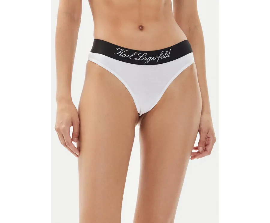 obrazek 1 KARL LAGERFELD Stringi 240W2128 Biały