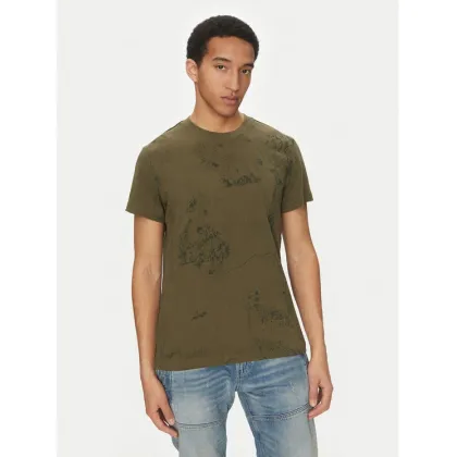 Zdjęcie G-Star Raw T-Shirt Wash D25973-C338 H343 Zielony Regular Fit