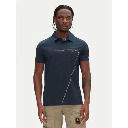 Zdjęcie Aeronautica Militare Polo 251PO1862J682 Granatowy Regular Fit