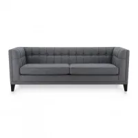 Zdjęcie Szara wygodna sofa 4-osobowa w nowoczesnym stylu - Sevensedie
