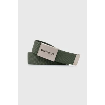 Zdjęcie Carhartt WIP pasek Clip Belt Chrome kolor zielony I019176.1YFXX