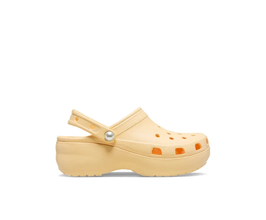 obrazek 1 Crocs Klapki Classic Platform Pearl Clog 211231 Różowy