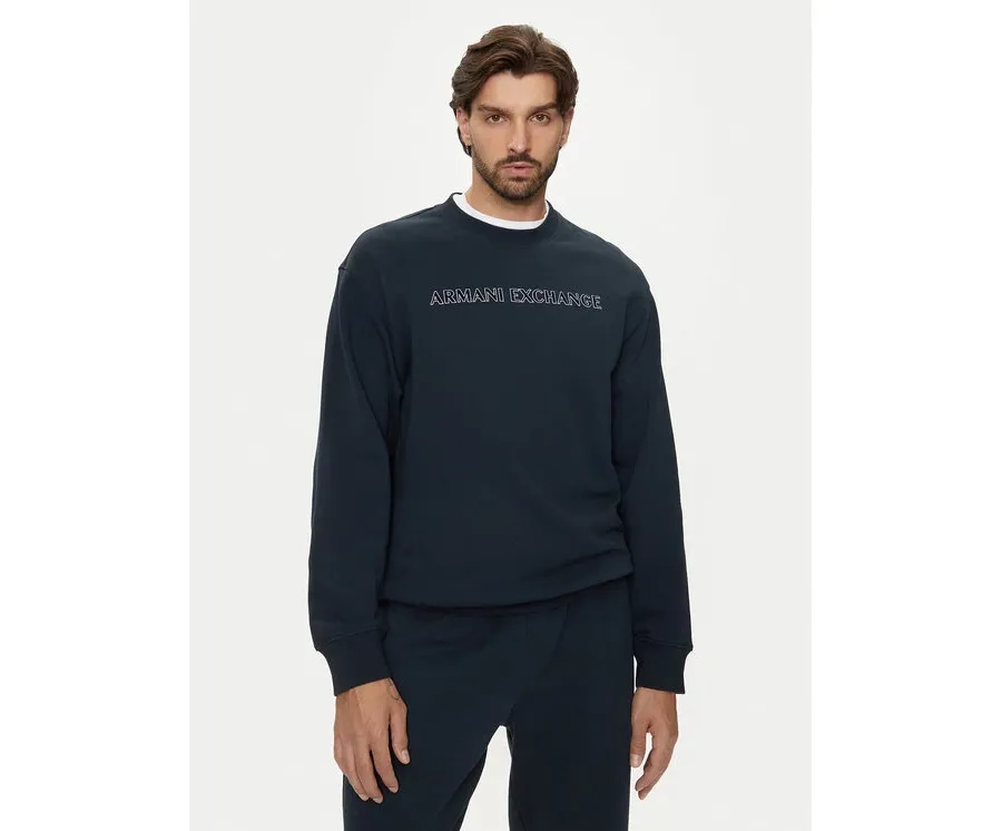 obrazek 1 Armani Exchange Bluza 6DZMBA ZJADZ 1510 Granatowy Regular Fit