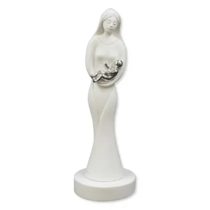 Picture A unique sculpture symbolizing motherhood