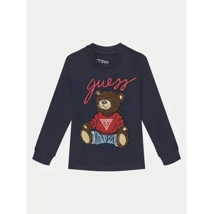 Zdjęcie Guess Bluzka L5RI32 K8HM4 Granatowy Regular Fit