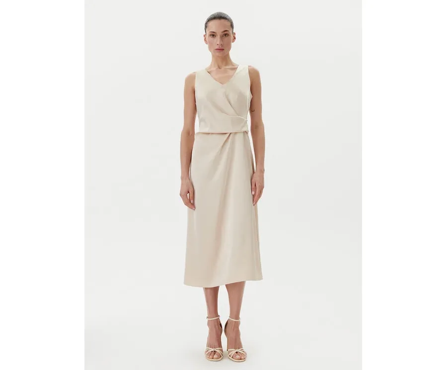 obrazek 1 Rinascimento Sukienka koktajlowa CFC0122928003 Beżowy Regular Fit