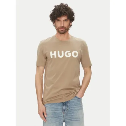 Zdjęcie HUGO T-Shirt Dulivio 50467556 Beżowy Regular Fit
