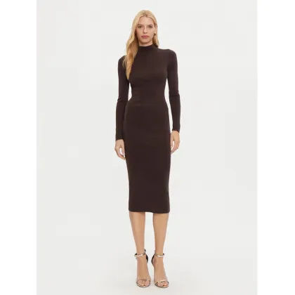 Zdjęcie MICHAEL Michael Kors Sukienka dzianinowa MF482Q14VR Brązowy Slim Fit