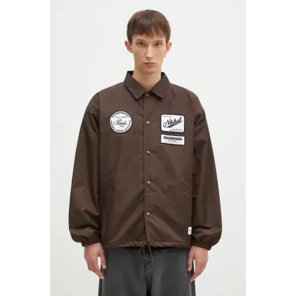 Zdjęcie NEIGHBORHOOD kurtka Windbreaker Jacket-2 męska kolor brązowy przejściowa 242TSNH.JKM02