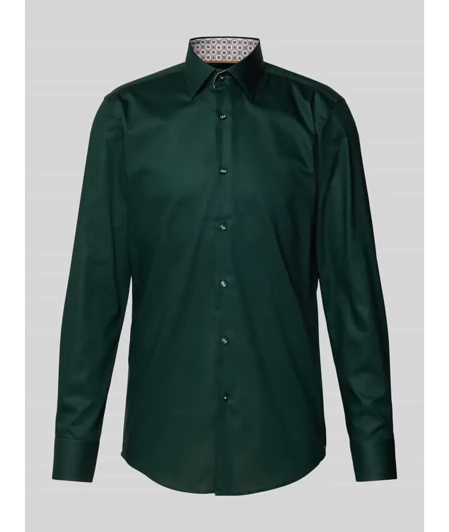 obrazek 1 Koszula biznesowa o kroju slim fit z listwą guzikową model ‘Hank’