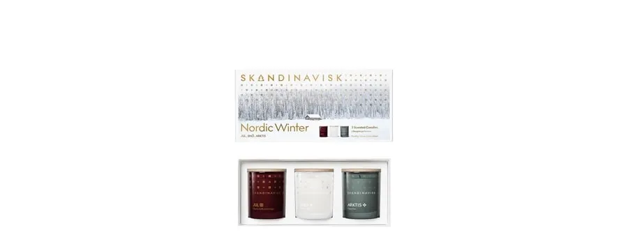 obrazek 1 SKANDINAVISK Nordic Winter Seasonal Giftset Zestaw świec 1 szt.