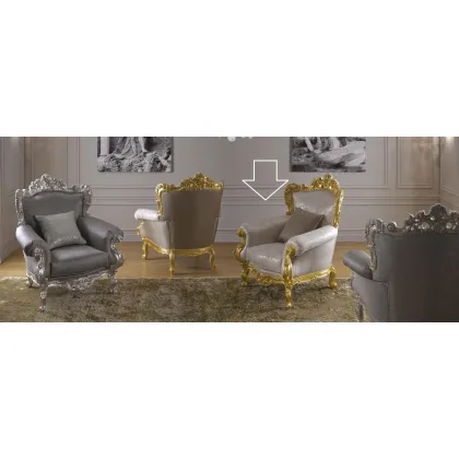 Zdjęcie Fotel w stylu antycznym do pięknego salonu – Morello Gianpaolo