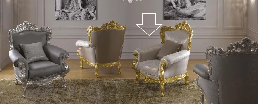 obrazek 1 Fotel w stylu antycznym do pięknego salonu – Morello Gianpaolo
