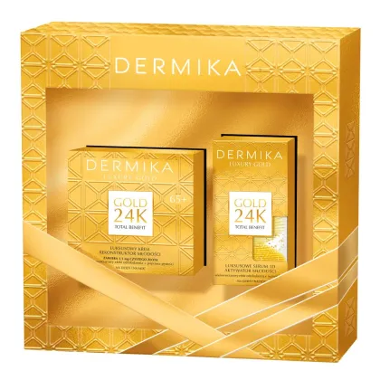 Zdjęcie Dermika Luxury Gold 65+ Zestaw kosmetyków do twarzy