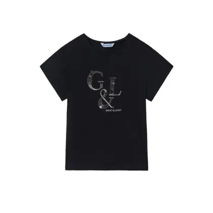 Zdjęcie Mayoral T-Shirt 854 Czarny Regular Fit