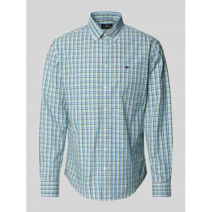 Zdjęcie Koszula casualowa o kroju regular fit z kołnierzykiem typu button down