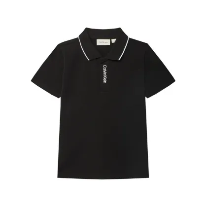 Zdjęcie Calvin Klein Jeans Polo Embro Logo IB0IB02542 D Czarny Regular Fit