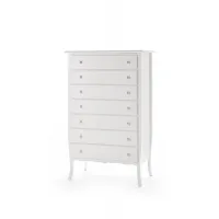 Picture Italian, lacquered chest of drawers with 7 drawers - Zanini