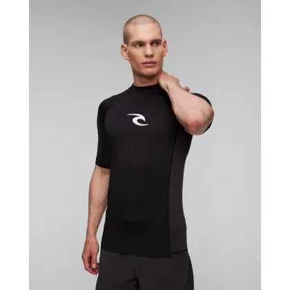 Zdjęcie Czarna Koszulka Do Pływania Męska Rip Curl Waves Upf Perf S/s