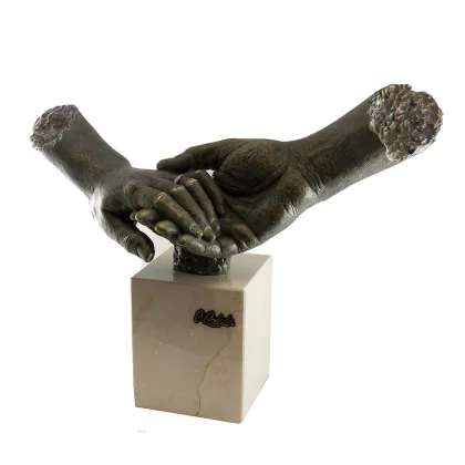 Picture Exclusive sculpture for the living room - My hand and yours