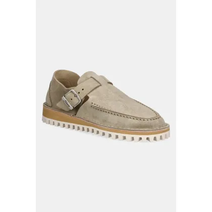 Zdjęcie Fracap mokasyny skórzane Sandals kolor beżowy D151