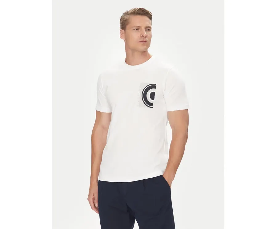 obrazek 1 Pierre Cardin T-Shirt C5 21460.2120 Biały Regular Fit
