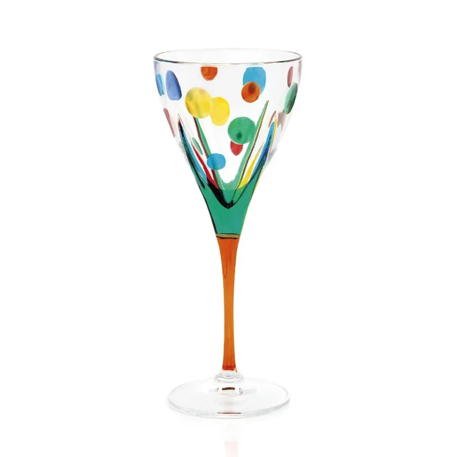 obrazek 1 Ręcznie malowany komplet 6 kieliszków do degustacji wina (250 ml)