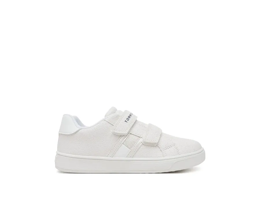 obrazek 1 Tommy Hilfiger Sneakersy Flag Low Cut Velcro Sneaker T1A9-33726-0375 S Biały