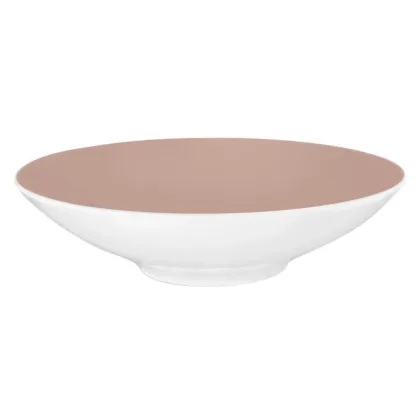 Zdjęcie Porcelanowy okrągły talerz na makaron lub do zupy 23 cm z Niemiec - Seltmann Weiden