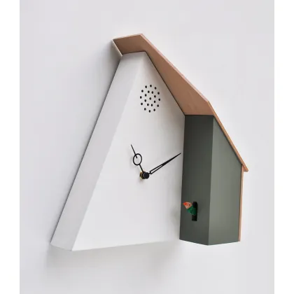 Picture A unique cuckoo clock in the shape of a house
