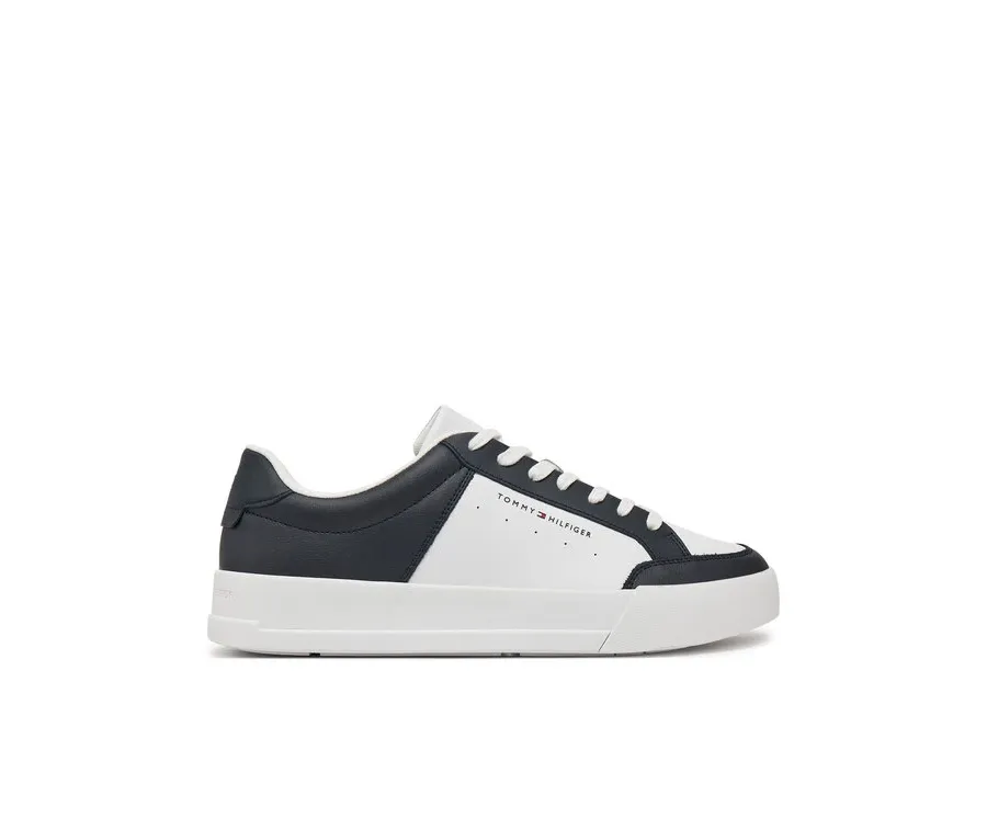 obrazek 1 Tommy Hilfiger Sneakersy Th Court Mix Lth FM0FM05489 Kolorowy